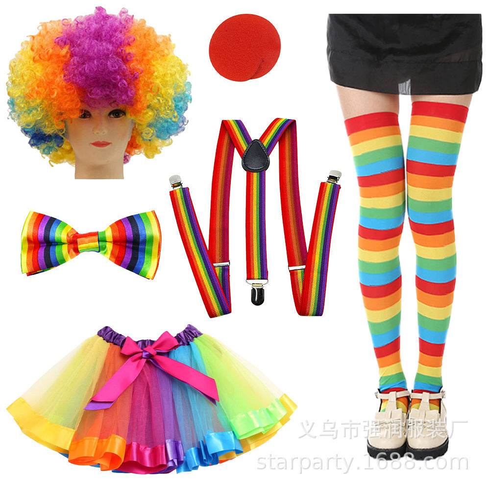 Halloween Clown Wig Dress Up Costume - EX-STOCK Canada