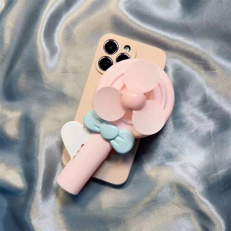 Lollipop Hand Fan Drop-resistant Soft Phone Case EX-STOCK Canada