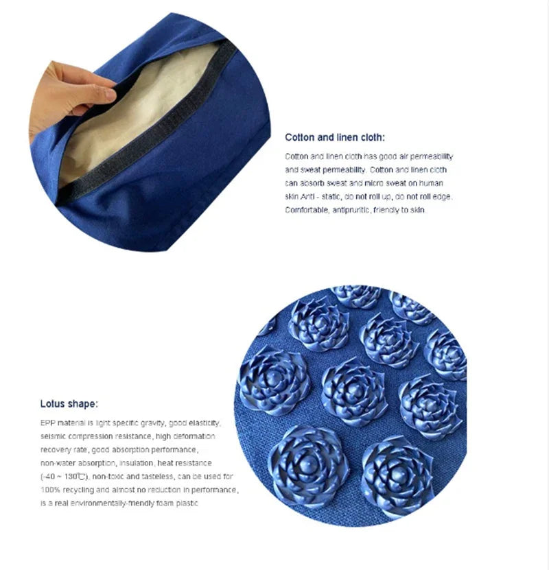 Yoga Acupuncture Mat EX-STOCK Canada