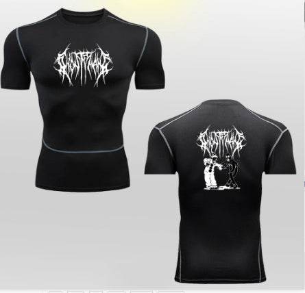 Lycra Spandex Sport Running Fitness Workout Gym T-shirt for men - EX-STOCK Canada