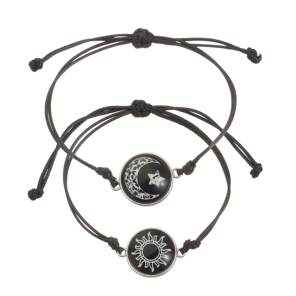 Sun And Moon Lovers Time Stone Woven Hand Strap - EX-STOCK Canada