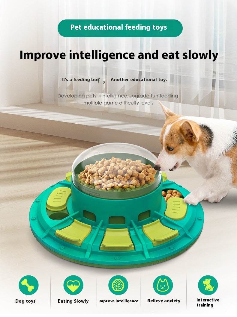 Interactive Dog Puzzle Toy For IQ Improvement And Slow Feeding Suitable For All Sizes Pets Nutritious Diet-Friendly Non-Electric Plastic Pets Game Pet Products - EX-STOCK Canada