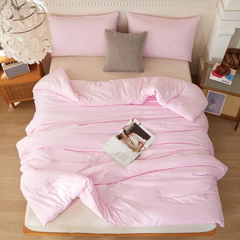 Couette synthétique transfrontalière Amazon Temu pour toutes saisons, insert de couette en coton lavé brossé, vente en gros en usine pour le commerce extérieurEX-STOCK Canada