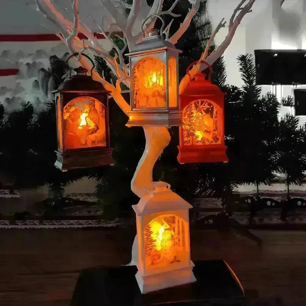 Christmas Decorations Portable Christmas Light Painted Transparent Ornaments - EX-STOCK CANADA
