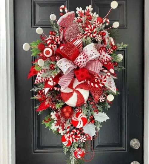 Christmas Door Hanging Christmas Wall Decoration - EX-STOCK Canada