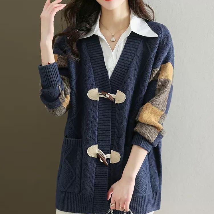 Women's Mid-length Knitted Cardigan Autumn And Winter | EX-STOCK product gallery photo 9