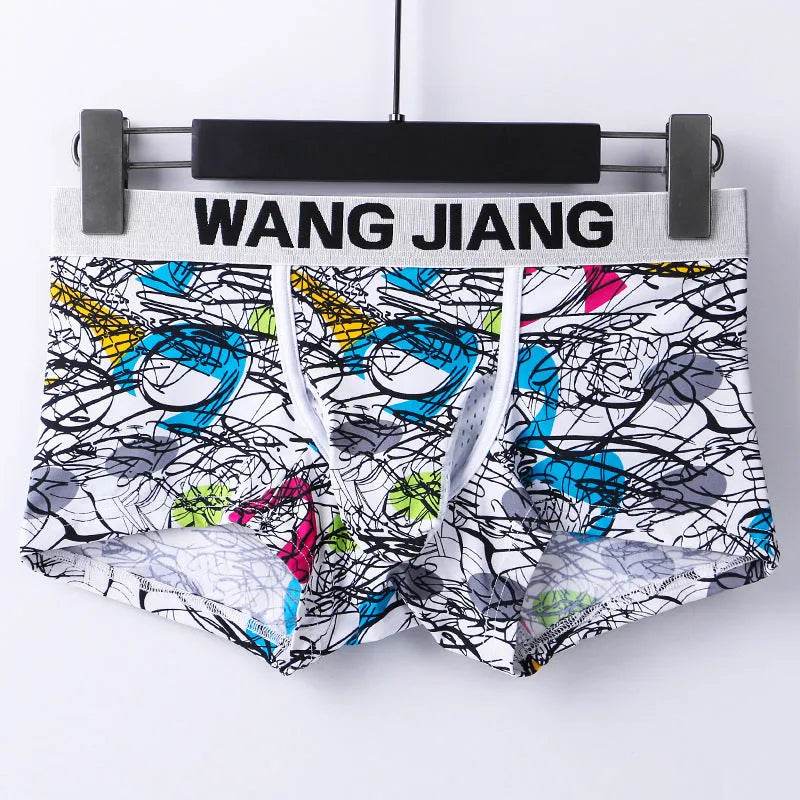 Silk Breathable Mesh Floral Ball sack Brief Boxers with Pouch Underwear - EX-STOCK Canada
