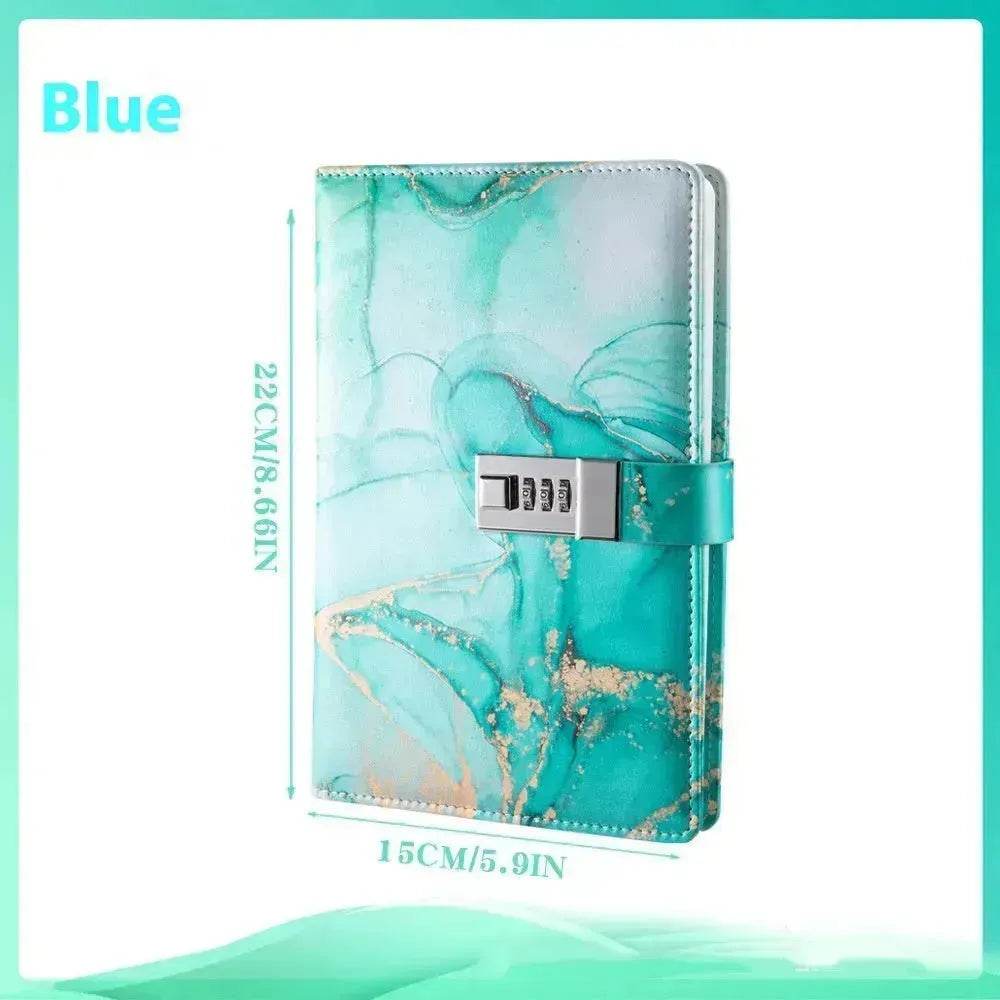 A5 Password-protected Noteboy Diary With Lock Creative Trend Journal Book Student Smart Notepad Stationery Leather Notebook - EX-STOCK Canada