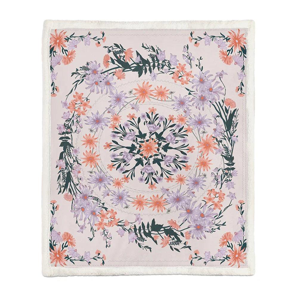 Flannel Blanket Air Conditioning Blanket Napping Blanket EX-STOCK Canada