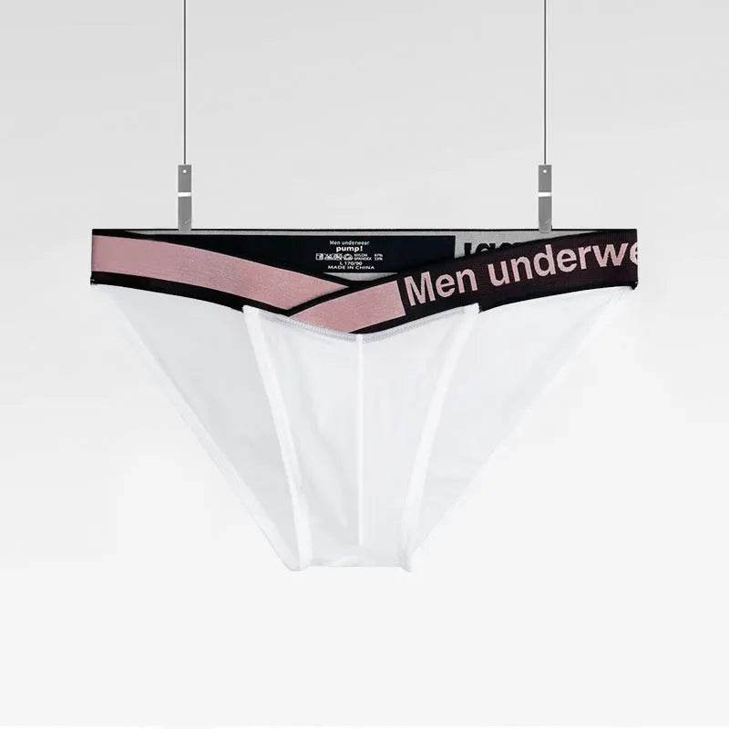 Men's Thin Ice Silk Transparent High Fork Briefs - EX-STOCK Canada