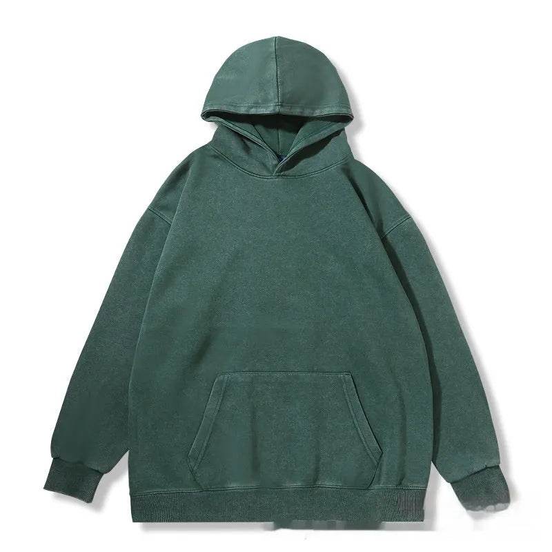 Unisex Teen Waxed Washed Distressed Hoodie Sweatshirt Pullover top - EX-STOCK Canada