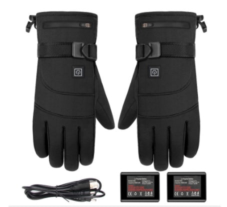 Winter Electric Heated Gloves Motorcycle Touch Screen Gloves EX-STOCK Canada