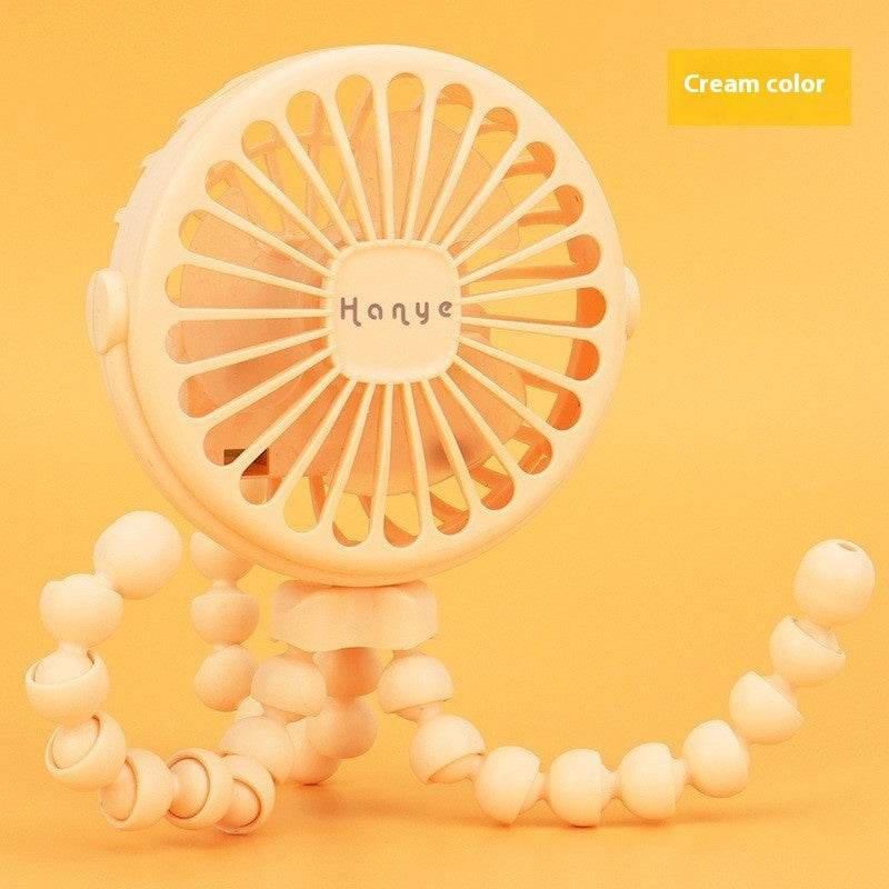 USB Powered summer heat Handheld fan with stand and Night light - EX-STOCK Canada