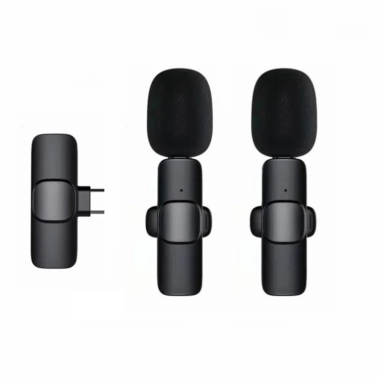 Short Video Shooting Mobile Phone Live Broadcast Wireless Lavalier Microphone EX-STOCK Canada