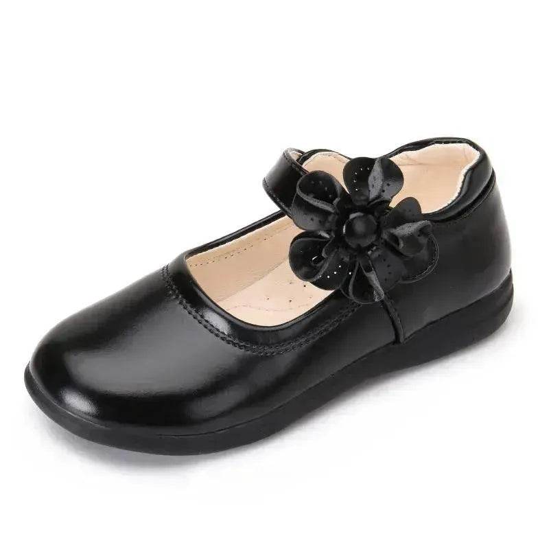Fashion Big Kids Soft-soled Princess Shoes Black Student Show - EX-STOCK Canada