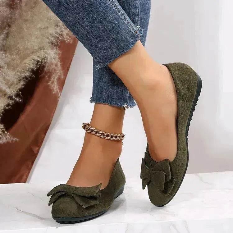Fashion Bowknot Flats Shoes Casual Round Toe Loafers Cozy Shoes For Women - EX-STOCK Canada