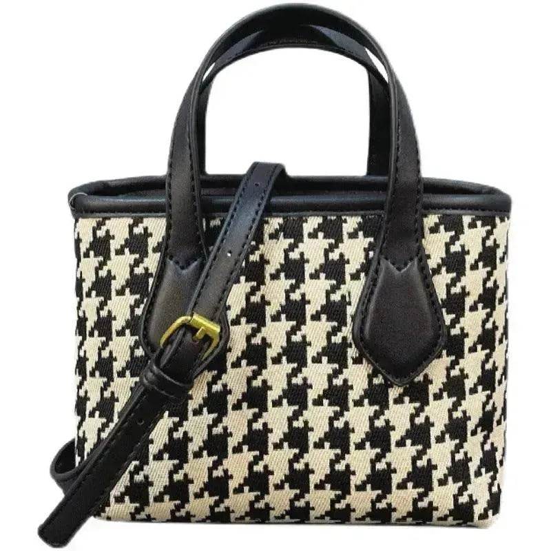 Fashion Houndstooth Single-shoulder Messenger Bag for Women - EX-STOCK Canada