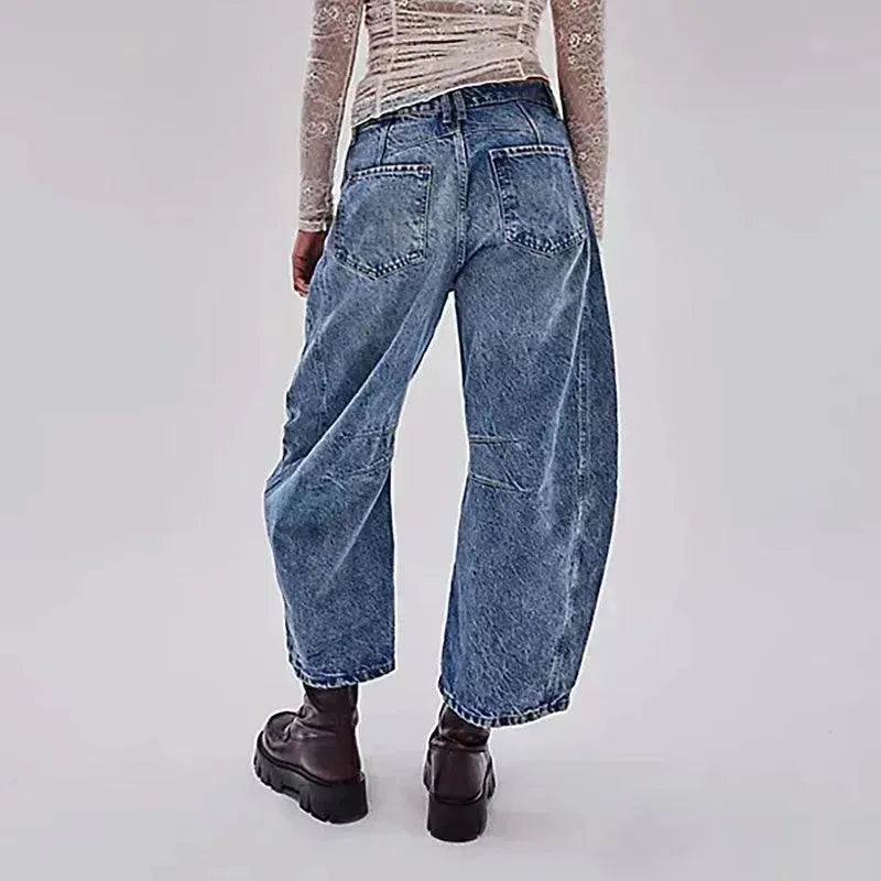 Fashion Loose Wide-leg Pants Summer Sports Straight Casual Cotton Trousers Women's Trouser Pant - EX-STOCK Canada