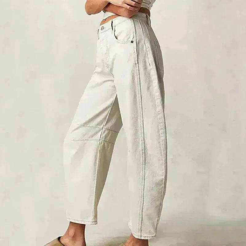 Fashion Loose Wide-leg Pants Summer Sports Straight Casual Cotton Trousers Women's Trouser Pant - EX-STOCK Canada