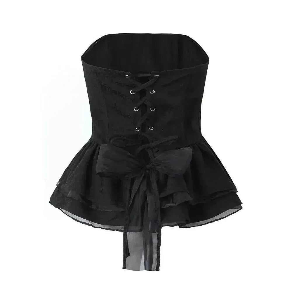 Fashion Personality Ruffled Tube Top Women - EX-STOCK Canada