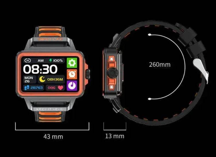 Fashion Personalized Style Smart Watch TFT HD Square Screen Smart Watch for Men - EX-STOCK Canada