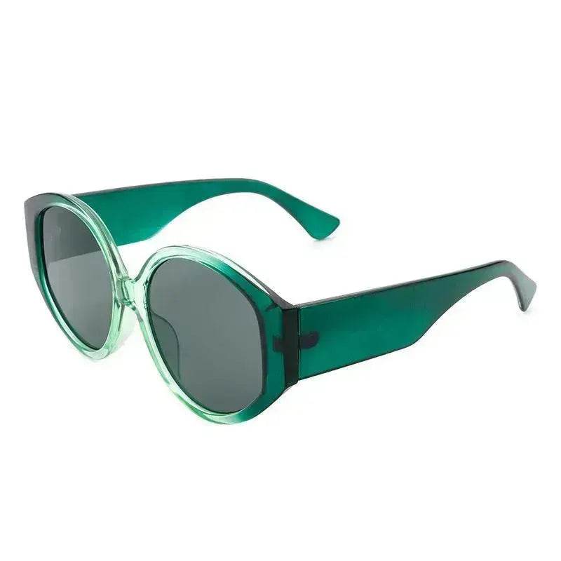 Fashion Round Frame Colorful Sunglasses - EX-STOCK Canada