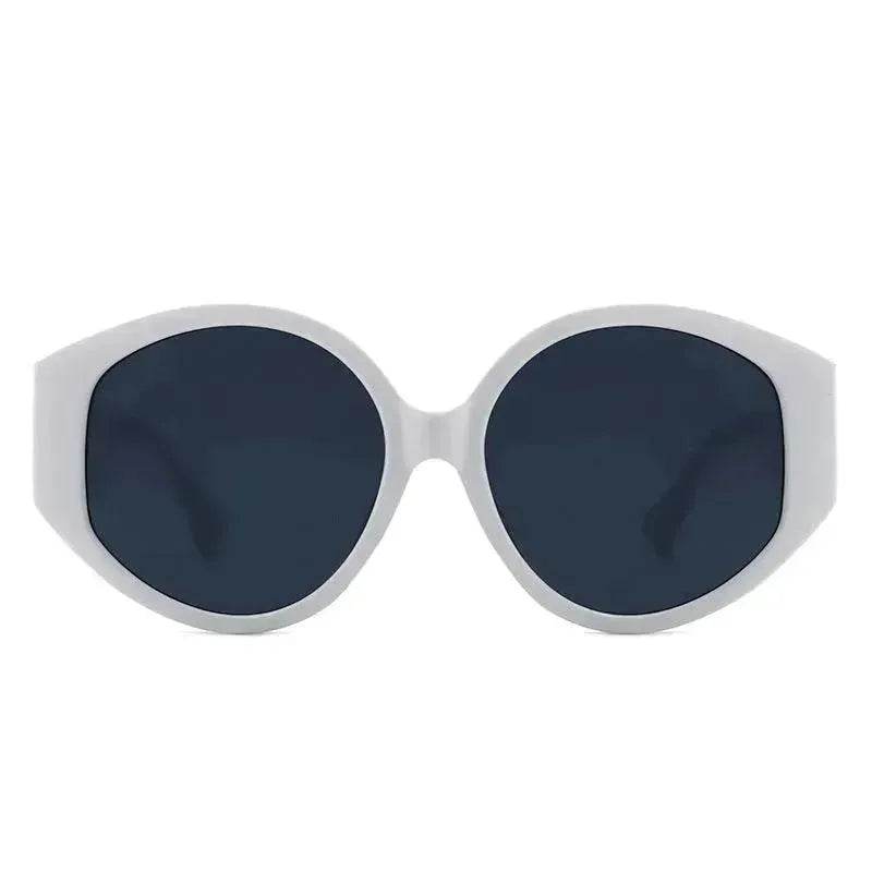 Fashion Round Frame Colorful Sunglasses - EX-STOCK Canada