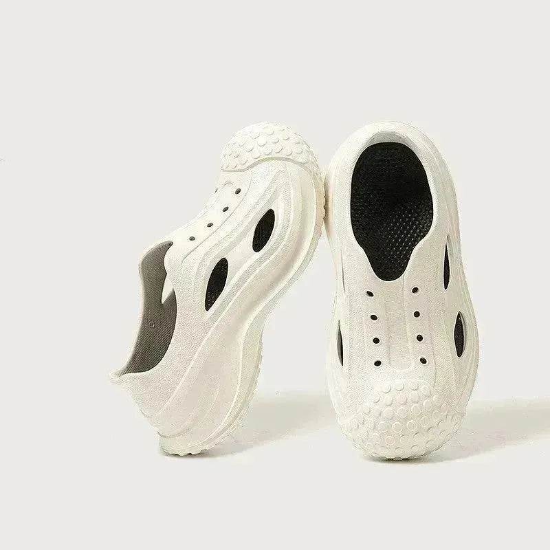 Fashion Thick-soled Clogs Shoes Indoor Floor Slippers Women Men Summer Outdoor Non-Slip Baotou Toe Beach Shoes - EX-STOCK Canada