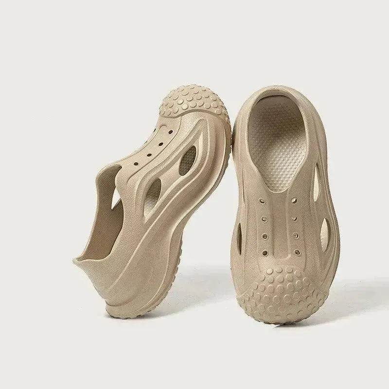 Fashion Thick-soled Clogs Shoes Indoor Floor Slippers Women Men Summer Outdoor Non-Slip Baotou Toe Beach Shoes - EX-STOCK Canada