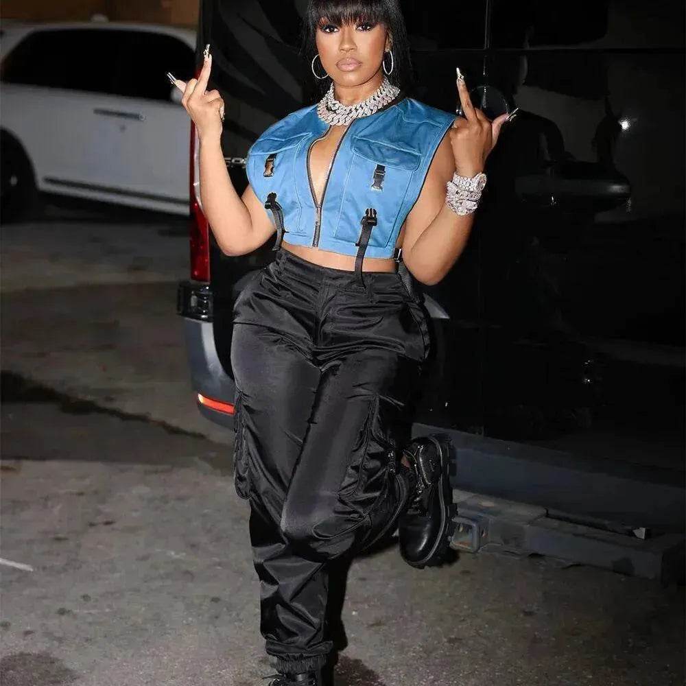 Fashion Trend Women Workwear Vest Top - EX-STOCK Canada