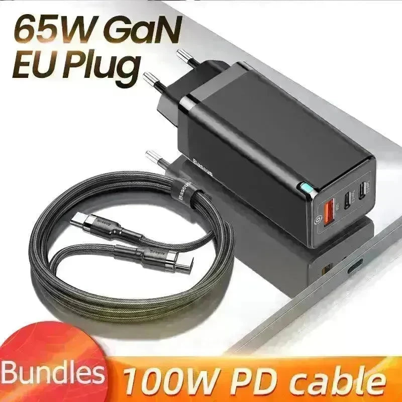 Fast mobile phone charger With USB and Type C port - EX-STOCK CANADA