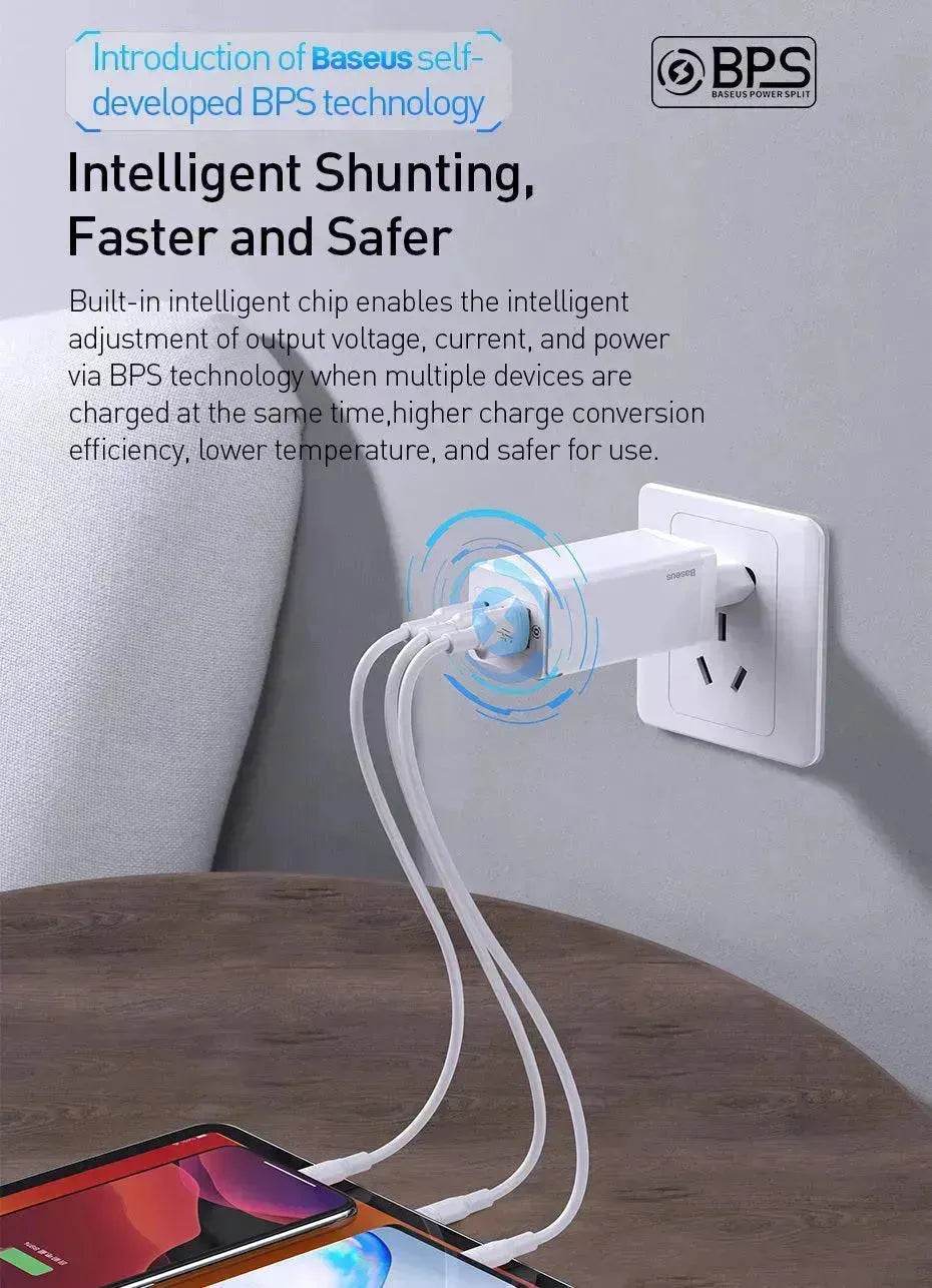 Fast mobile phone charger With USB and Type C port - EX-STOCK Canada
