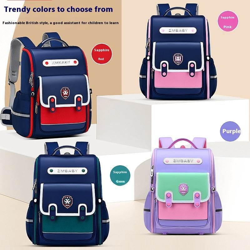British Style School Bag Ergonomic Spine Supportive Backpack - EX-STOCK Canada