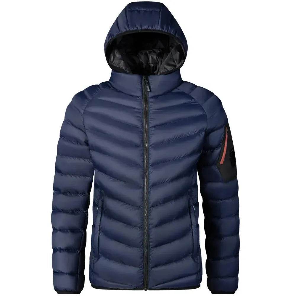Winter Padded Thick Hooded Puffer Rain Jacket for men - EX-STOCK Canada