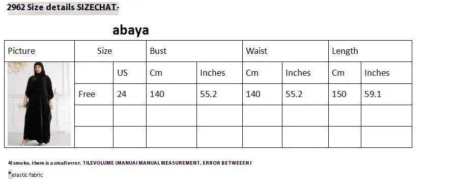 Black Abaya Hijab Jilbab Abaya for ArabMiddle East Arab Dubai Islamic Wear for Women Eid Jalabiya for Women Abaya Khimar set - EX-STOCK Canada