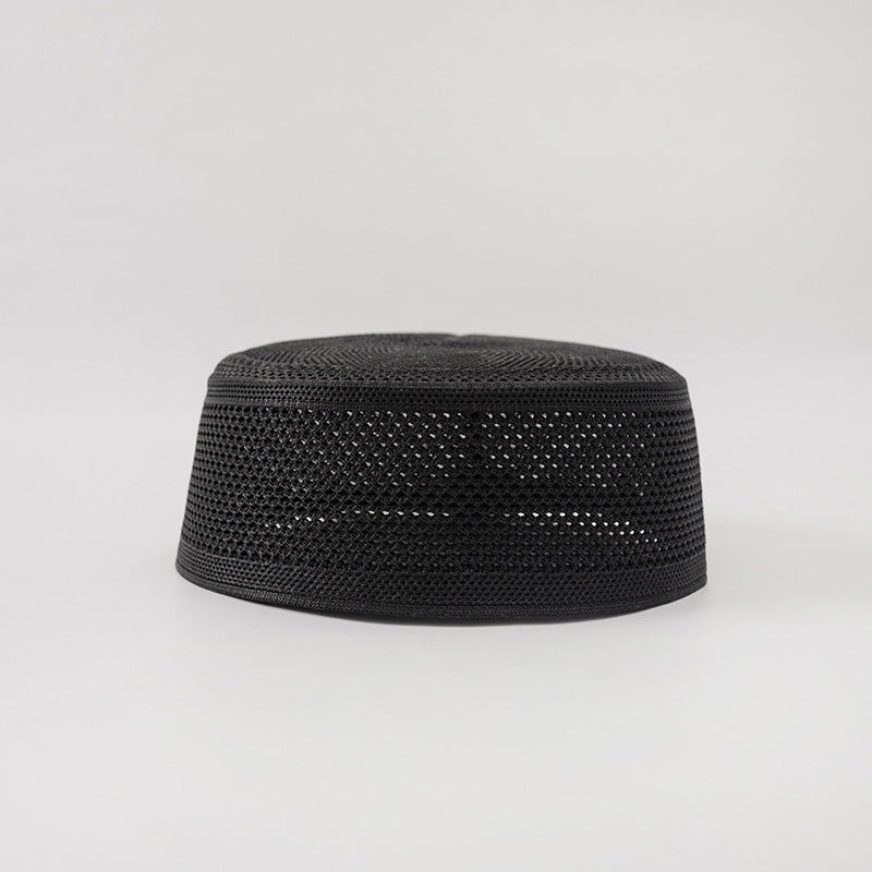 Muslim Ethnic Cap Worship Cap Breathable Flat Top Ceremonial Hat - EX-STOCK Canada