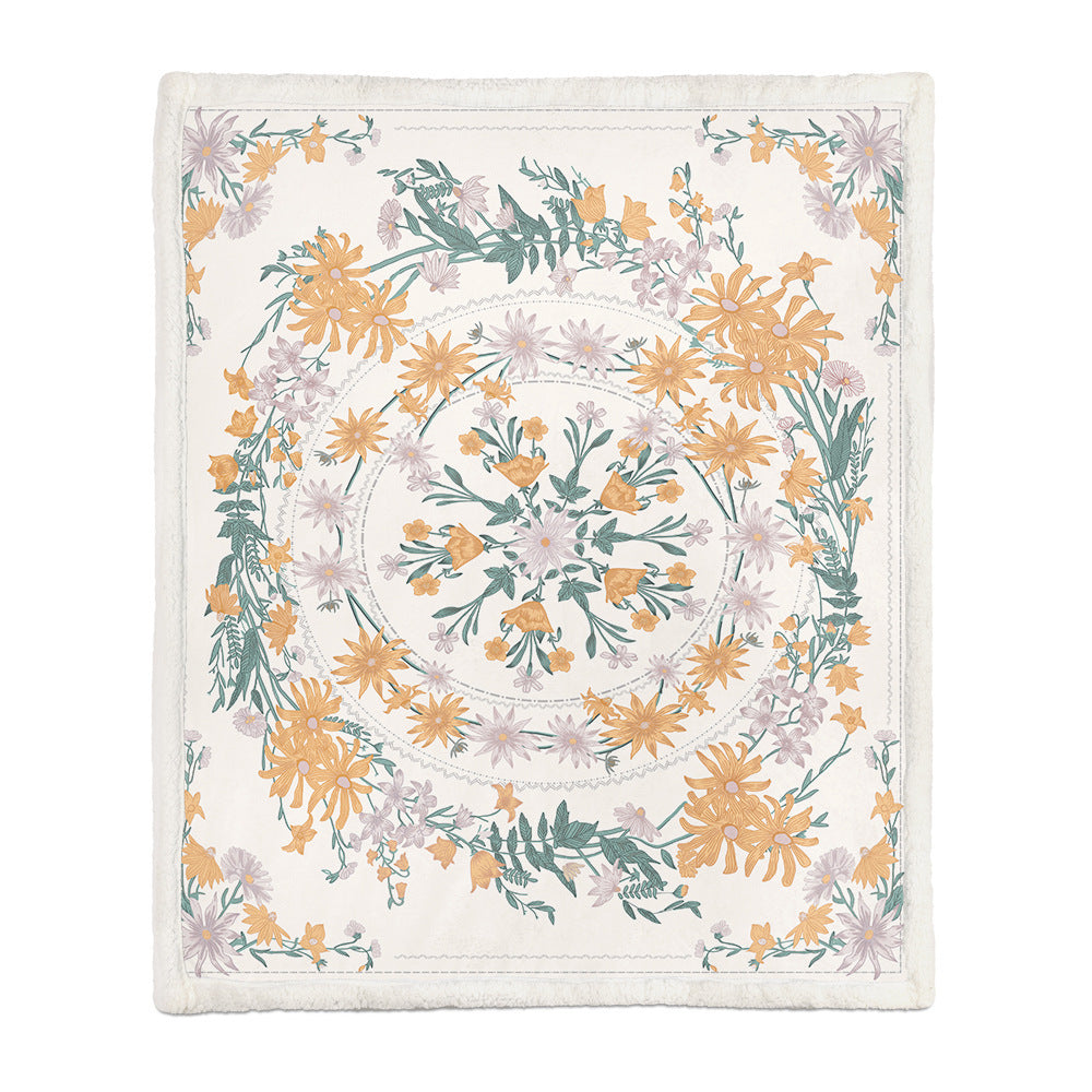 Flannel Blanket Air Conditioning Blanket Napping Blanket EX-STOCK Canada