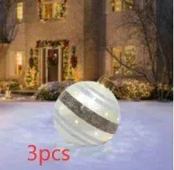 Christmas Ornament Holly Ball Outdoor Tree Decoration Christmas Balls for Yards - EX-STOCK Canada