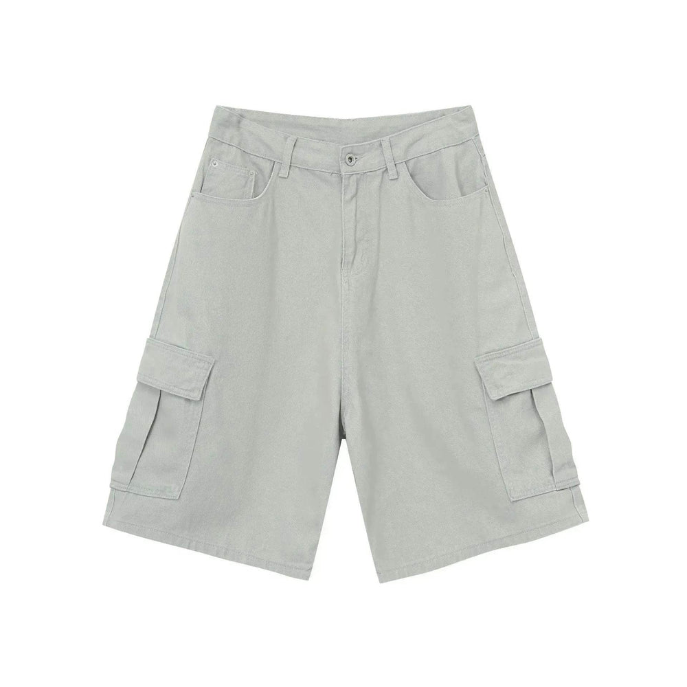 Men's Baggy Dad Shorts Jeans Denim Summer New Straight Wide-leg Workwear Denim Shorts for Men Loose Leisure All-matching Shorts - EX-STOCK Canada