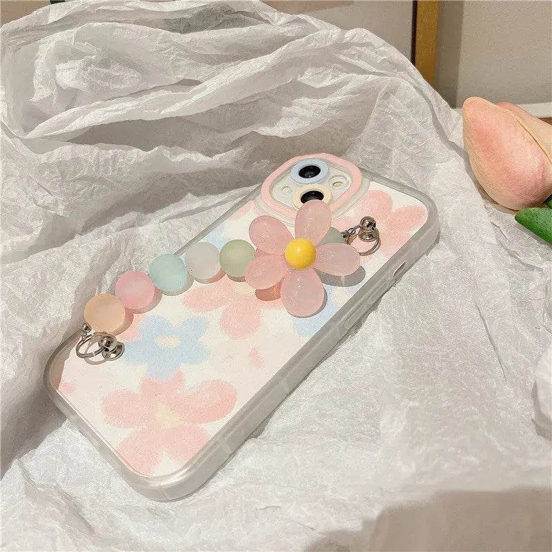 Fashion Flower Bracelet Silicone Phone Case - EX-STOCK Canada