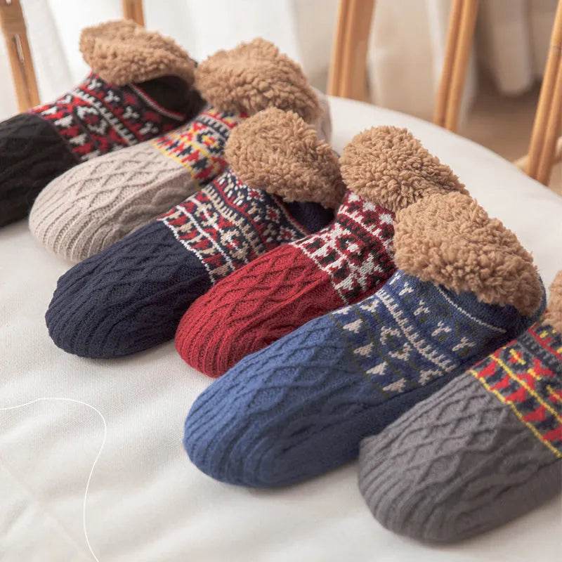 Indoor Home Floor Socks Fall And Winter Warm Non-slip Carpet Socks For Men And Women - EX-STOCK Canada