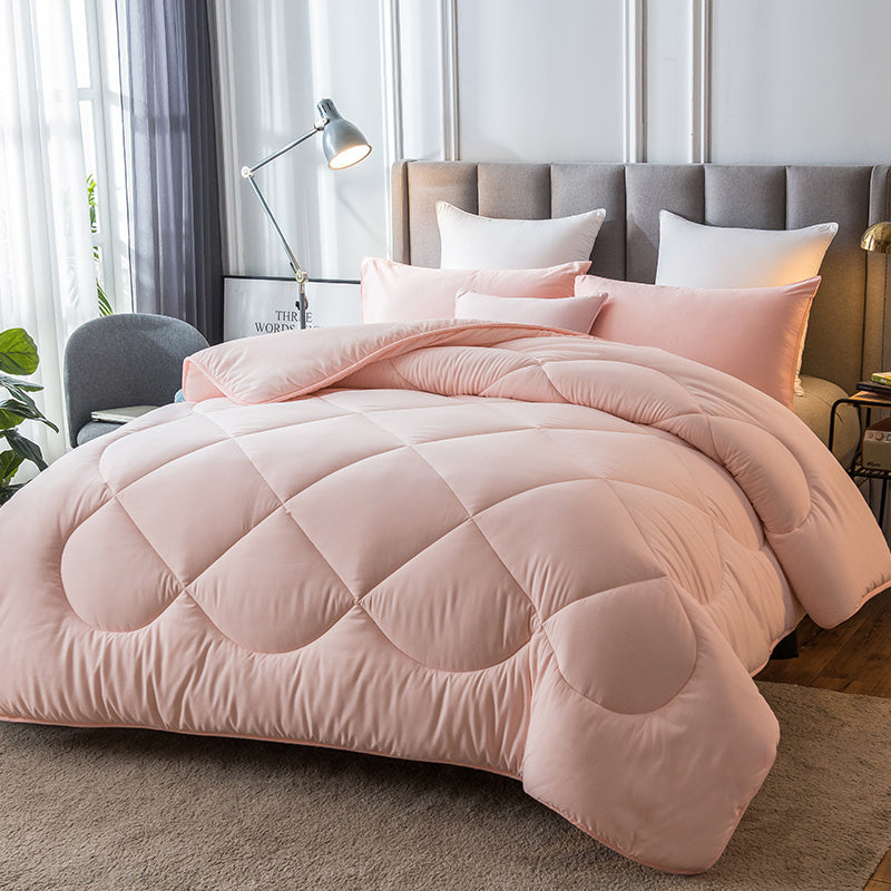 Simple Style Embroidered Skin-friendly Down Velvet Duvet EX-STOCK Canada