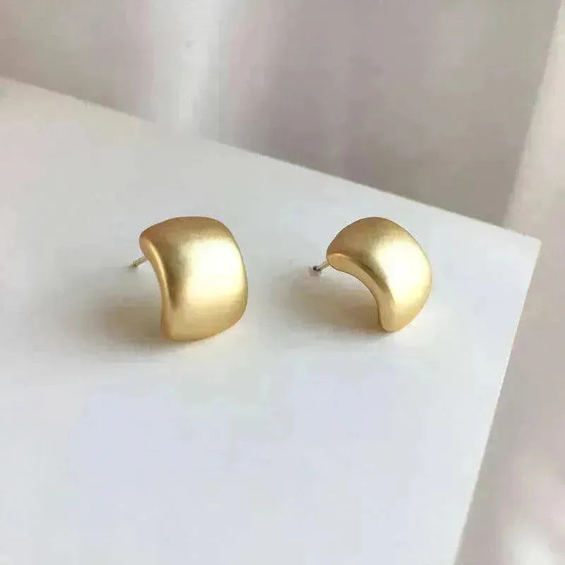 boucles d'oreilles plaquées style coréen pour femmes - EX-STOCK CANADA