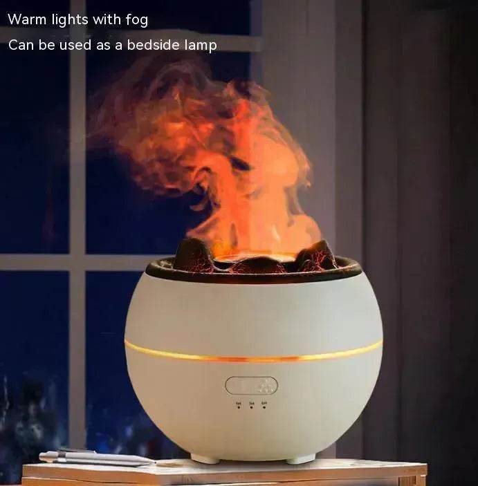 Flame Aroma Diffuser Household Desk Aromatherapy Humidifier - EX-STOCK Canada