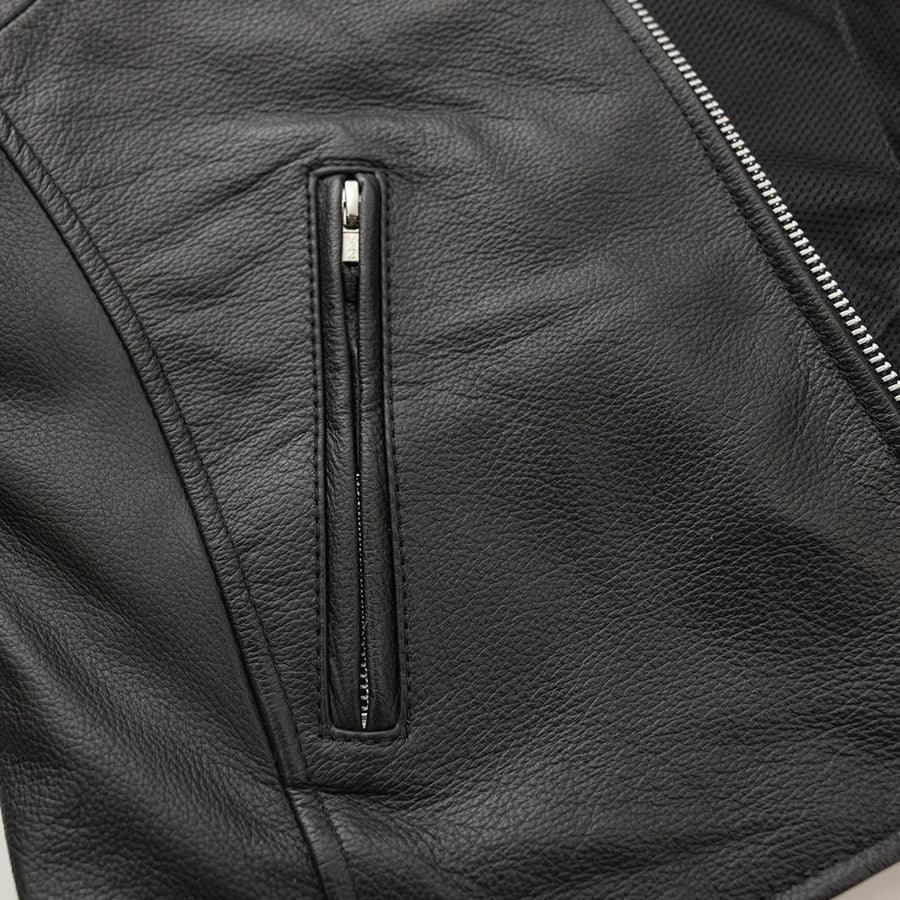 Women’s Motorcycle Leather Jacket. Lightweight Cowhide with Armor Pockets EX-STOCK Canada
