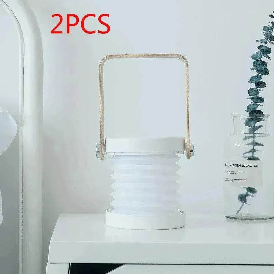 Foldable Touch Dimmable Reading LED Night Light Portable Lantern Lamp USB Rechargeable For Home Decor - EX-STOCK Canada