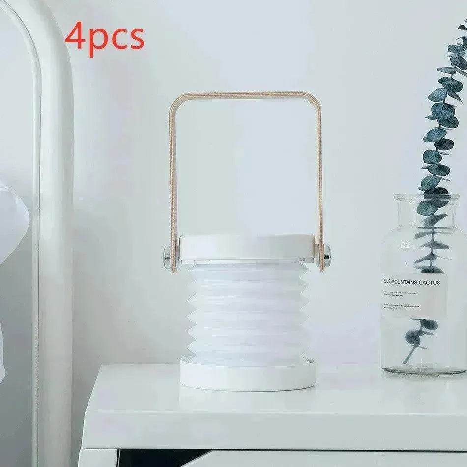Foldable Touch Dimmable Reading LED Night Light Portable Lantern Lamp USB Rechargeable For Home Decor - EX-STOCK Canada