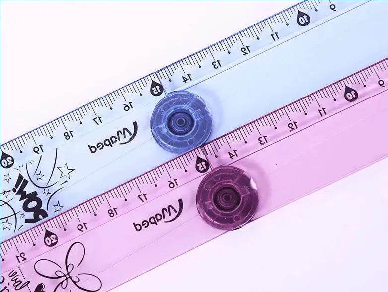 folding ruler 30cm widened rotary ruler - EX-STOCK Canada