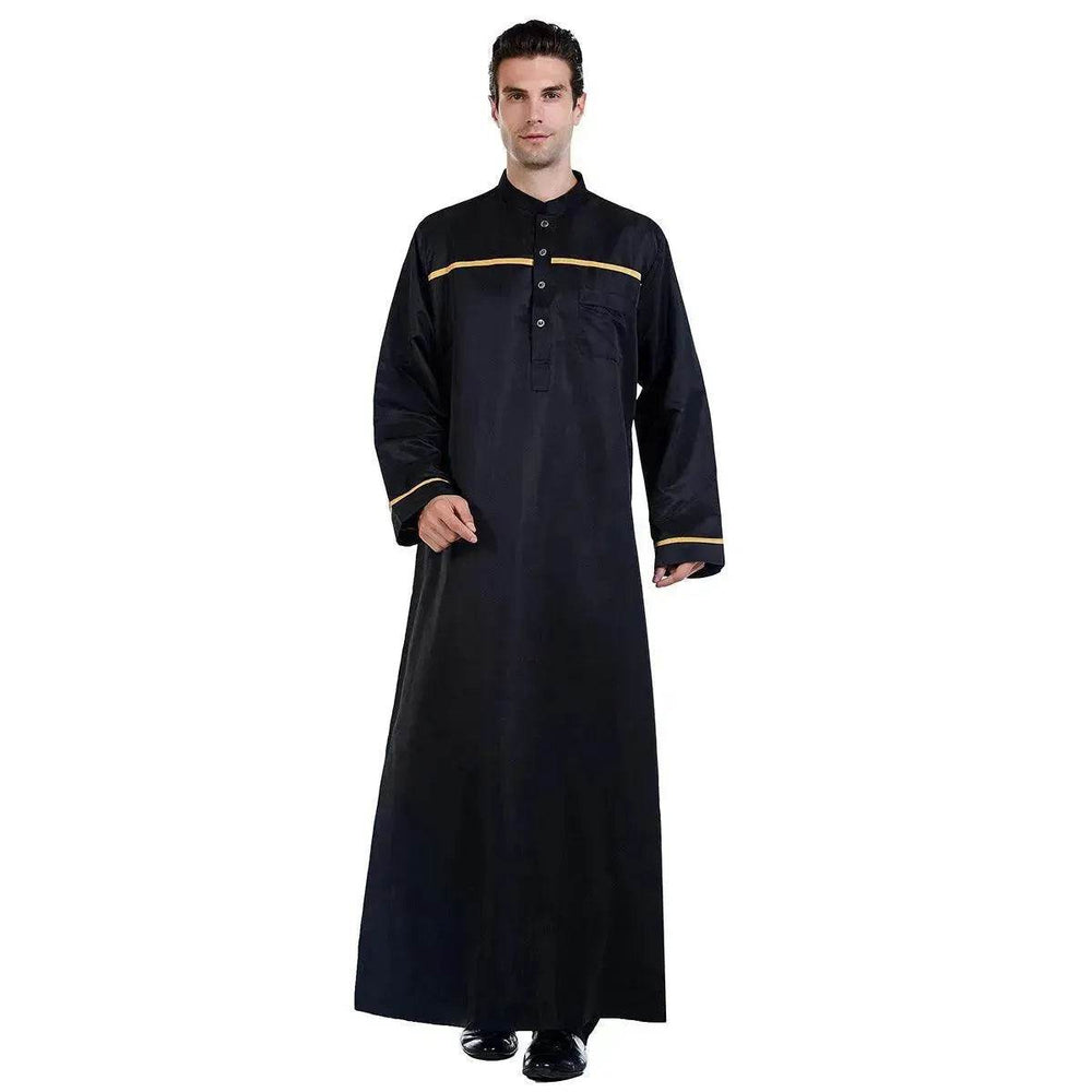 Fashionable and Elegant Foreign Trade Arab Middle East Men's Robe Moroccan Men's Jalabiya - EX-STOCK Canada