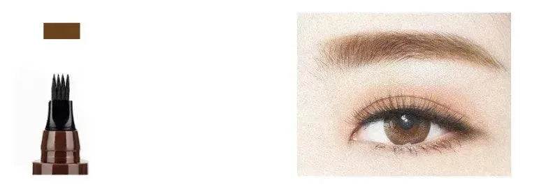 Four-Forked Water Eyebrow Pencil Four-Head Eyebrow Pencil - EX-STOCK Canada